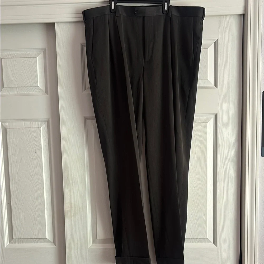 Men's Classic Fit Dark Grey Pants 40x32